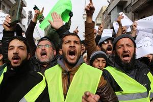 Biểu tình phản đối tranh biếm họa của Charlie Hebdo ở Algeria