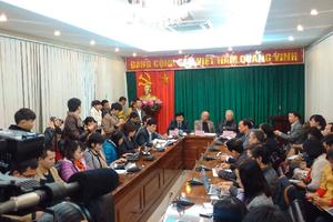 Họp báo thông tin về tình hình sức khỏe ông Nguyễn Bá Thanh