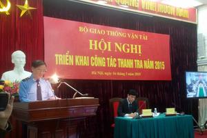 Thanh tra Bộ Giao thông Vận tải triển khai công tác năm 2015
