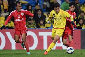 Đội vô địch V-League đại bại ở Champions League châu Á