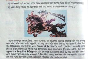 NXB Giáo dục phản hồi vụ Thánh Gióng “nhảy xuống Hồ Tây tắm”