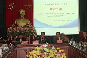 Đề xuất cấm lãnh đạo gửi tiền ở nước ngoài