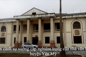 Nhà văn hóa hơn 9 tỷ đồng đang “hấp hối”