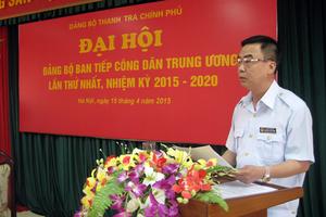 Đại hội Đảng bộ Ban Tiếp công dân Trung ương