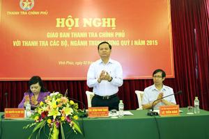 Cần tập trung thực hiện theo kế hoạch thanh tra 2015