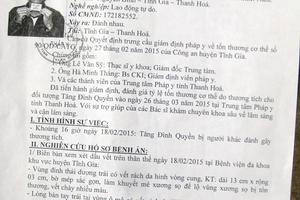 Vì sao Công an Tĩnh Gia chưa khởi tố vụ án?