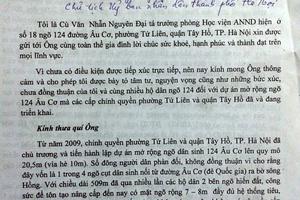 Tâm thư gửi Chủ tịch UBND TP của đại tá công an