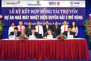 Ký hợp đồng tín dụng cho D.A Nhiệt điện duyên hải 3 mở rộng