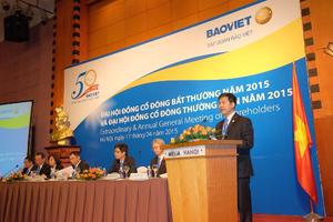 Tập đoàn Bảo Việt tổ chức Đại hội đồng cổ đông năm 2015