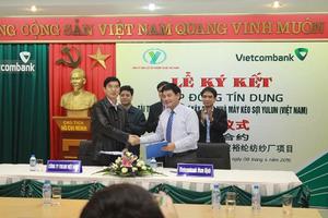 Vietcombank cho doanh nghiệp sợi dệt nhuộm tại Nam Định vay 128 tỷ đồng”