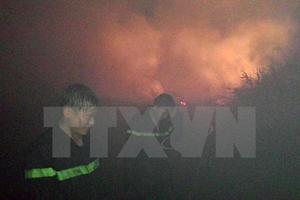 Kiên Giang: Nỗ lực khống chế cháy rừng tại huyện U Minh Thượng