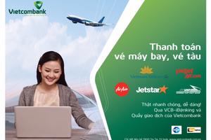 Vietcombank triển khai dịch vụ thanh toán vé máy bay trên internet VCB - iB@nking