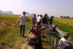 Phát hiện 1 xác chết cháy trong đống rơm