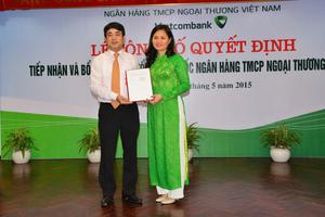 Vietcombank bổ sung nhân sự quản lý cao cấp