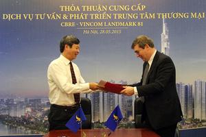 Vingroup hợp tác CBRE tiếp thị dự án Vincom Landmark 81