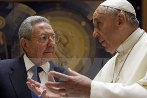 Chủ tịch Cuba cảm ơn những đóng góp to lớn của Giáo hoàng Francis I