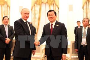 Ông Putin: Nga và Việt Nam duy trì đối thoại chính trị nhịp nhàng