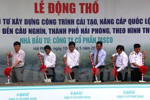 Động thổ dự án nâng cấp Quốc lộ 10 huyết mạch ven biển Bắc Bộ