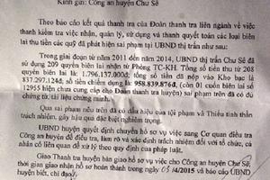 Chuyển hồ sơ sang cơ quan điều tra