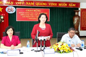 Đoàn Công tác của Quốc hội làm việc với Vinamilk