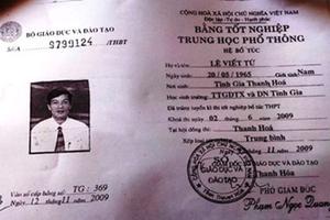 Chủ tịch UBND xã dùng bằng tốt nghiệp THPT giả