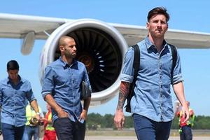 Dàn sao Barcelona và Juventus sành điệu đổ bộ xuống Berlin