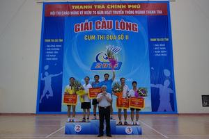 Giải cầu lông và nấu ăn Cụm thi đua số II thành công tốt đẹp