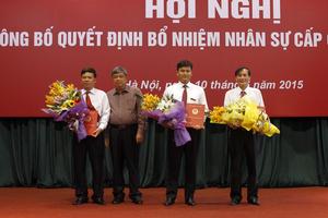 Hội nghị công bố quyết định bổ nhiệm nhân sự cấp cao của Agribank