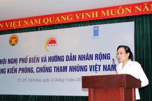 Nhân rộng sáng kiến phòng, chống tham nhũng