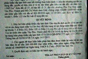 TAND quận ban hành văn bản trái quy định?
