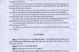 Đuổi học Chủ tịch xã, Đông Anh có rút ra bài học?