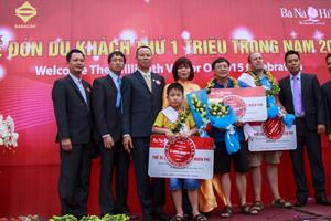 Khu du lịch Bà Nà Hills đón du khách thứ 1 triệu