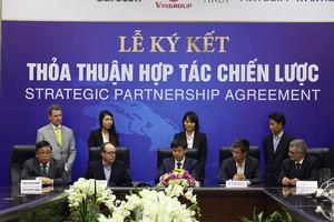 Vingroup ký thỏa thuận chiến lược với 8 đối tác hàng đầu thế giới trong lĩnh vực xây dựng
