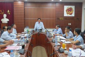   Phó Tổng Thanh tra Nguyễn Chiến Bình làm việc với UBND tỉnh Bình Thuận 