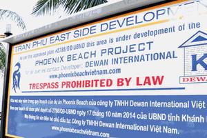 Thu hồi dự án tỷ đô của Dewan tại Nha Trang