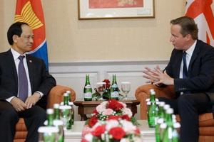 Thủ tướng Anh và Tổng Thư ký ASEAN trao đổi về Biển Đông