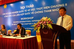 Chia sẻ kinh nghiệm quốc tế về UNCAC