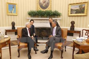 Tổng Bí thư hội đàm chính thức với Tổng thống Barack Obama