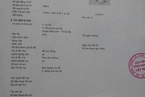 Ai tiếp tay cho các đối tượng thi hộ “Đặng Bá Sướng”?