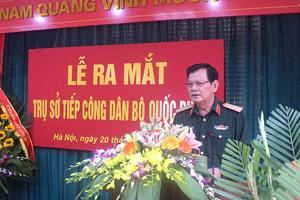 Ra mắt Trụ sở Tiếp công dân Bộ Quốc phòng