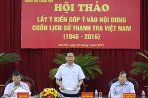 Hoàn thiện bản thảo Cuốn Lịch sử Thanh tra Việt Nam trước 15/9