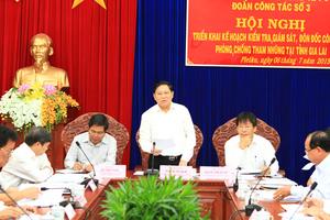 Triển khai Kế hoạch kiểm tra, giám sát, đôn đốc công tác phòng, chống tham nhũng tại Gia Lai 
