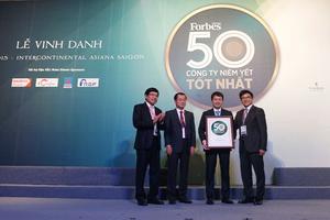 3 năm liên tiếp khẳng định vị thế Top 50 doanh nghiệp niêm yết tốt nhất Việt Nam 