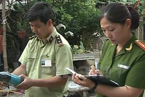 Thu giữ gần 1 tấn mỹ phẩm không rõ nguồn gốc tại địa bàn Hoài Đức