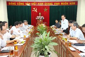 Phó Tổng Thanh tra Nguyễn Chiến Bình làm việc tại Đồng Nai 