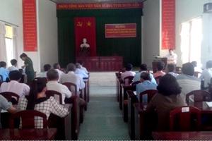 Tập huấn công tác thanh tra nhân dân, giám sát cộng đồng