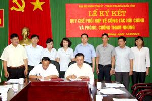 Ký Quy chế phối hợp về công tác nội chính và phòng, chống tham nhũng