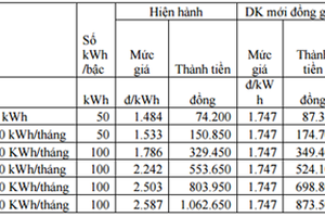 EVN đề xuất bán điện đồng giá