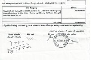 Kỳ III: Đồng tiền đền bù… có chân!