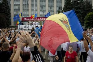 Moldova: Dựng trại biểu tình đòi điều tra vụ thất thoát 1,5 tỷ USD